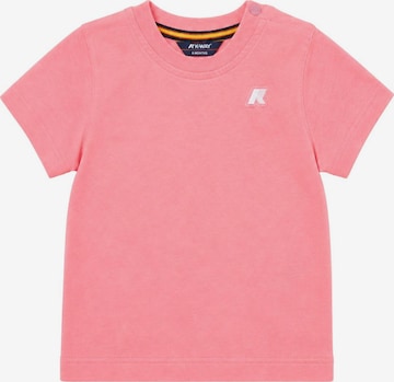 K-Way Shirt 'K-WAY KIDS E. PETE JERSEY T-SHIRT' in Pink: Vorderseite