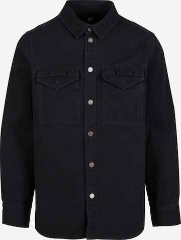 Chemise Brandit en noir : devant