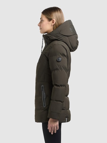 khujo Winter Jacket 'Rabb2' in Green