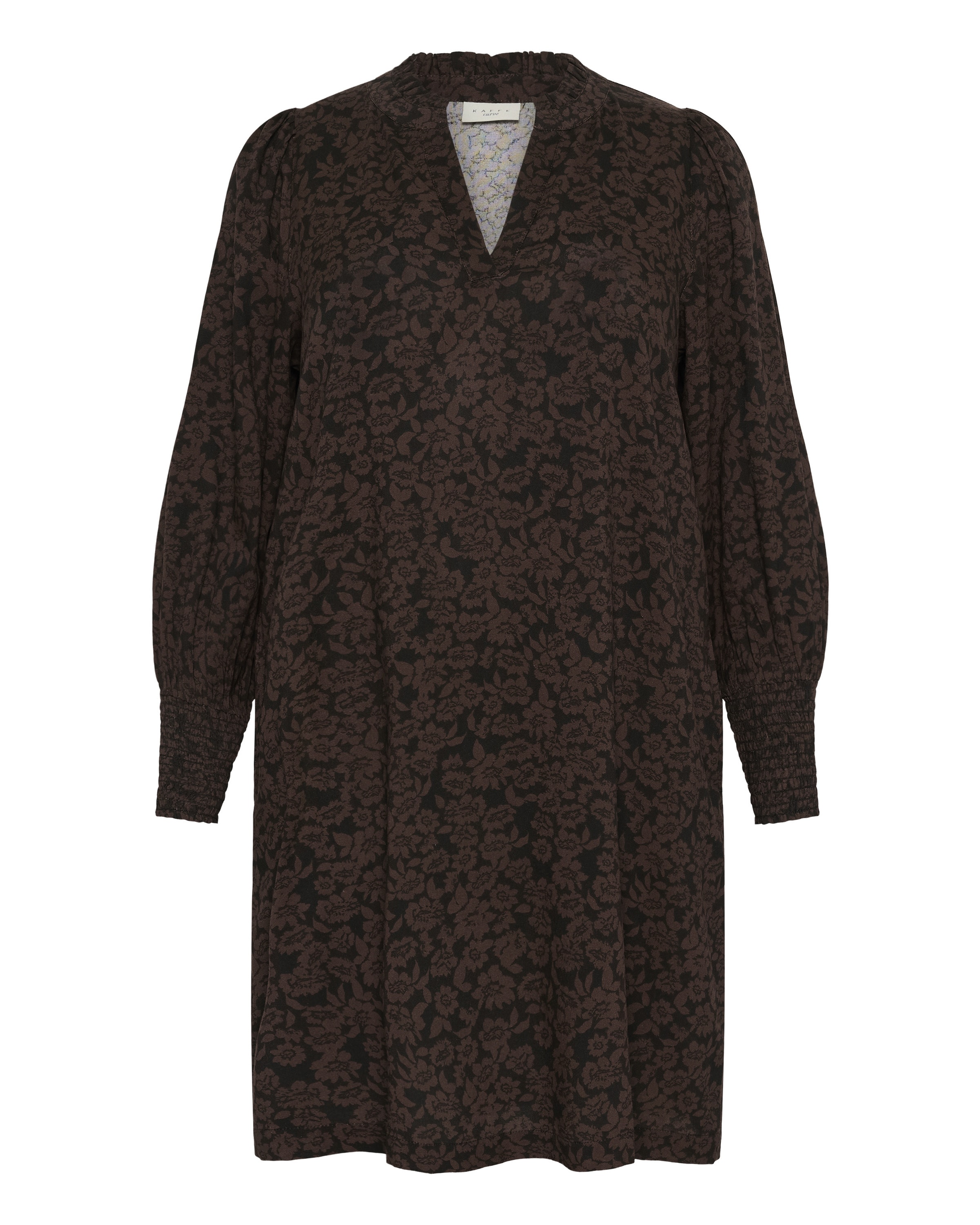 KAFFE CURVE Ruha 'Bella' - barna: elől