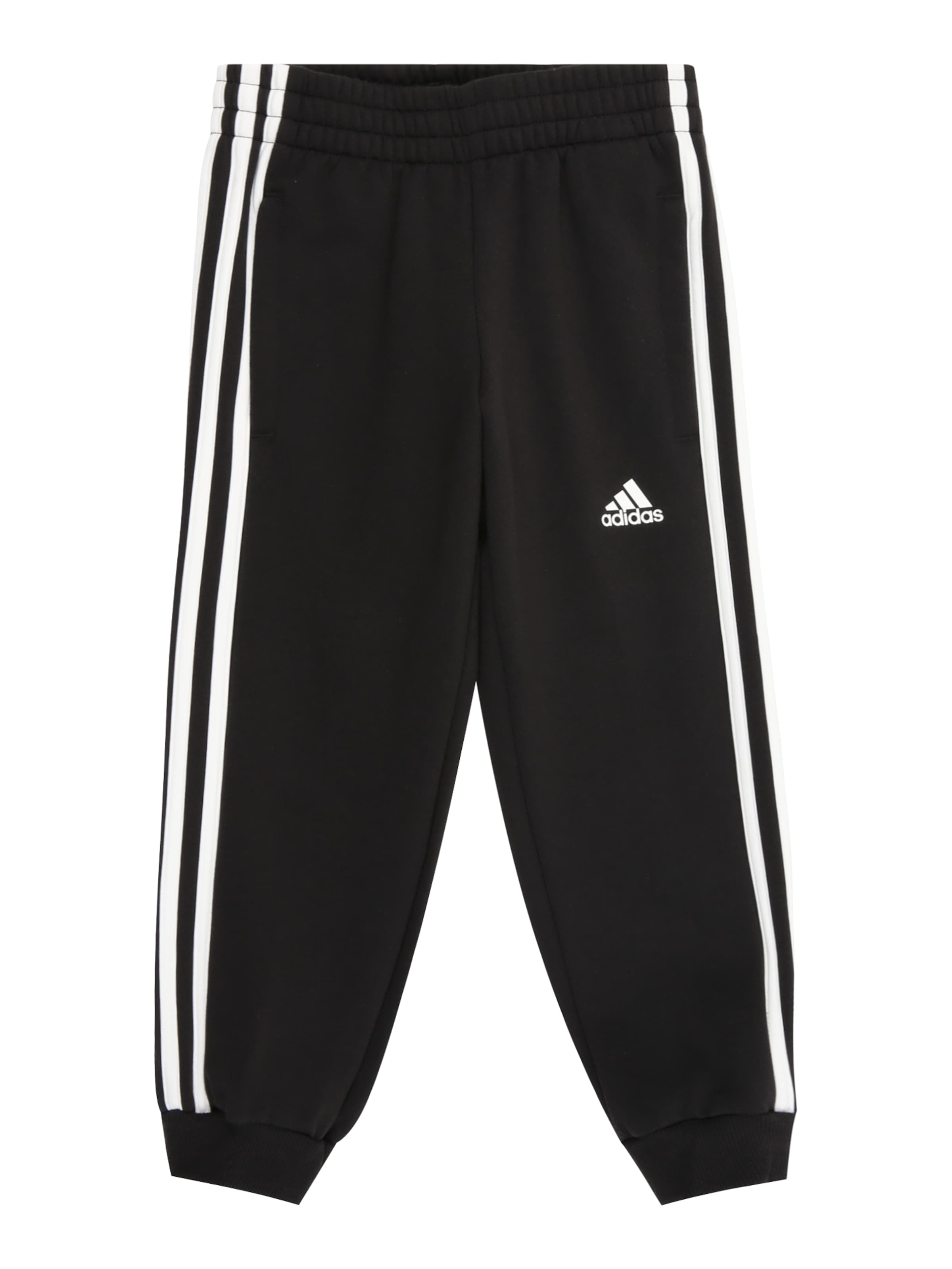 ADIDAS SPORTSWEAR Tapered Sportsbukser 'Essential' i sort: forside