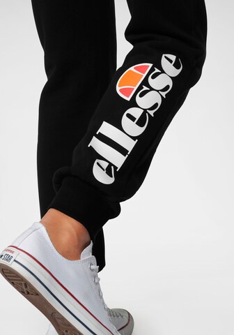 ELLESSE Tapered Pants 'Colino' in Black