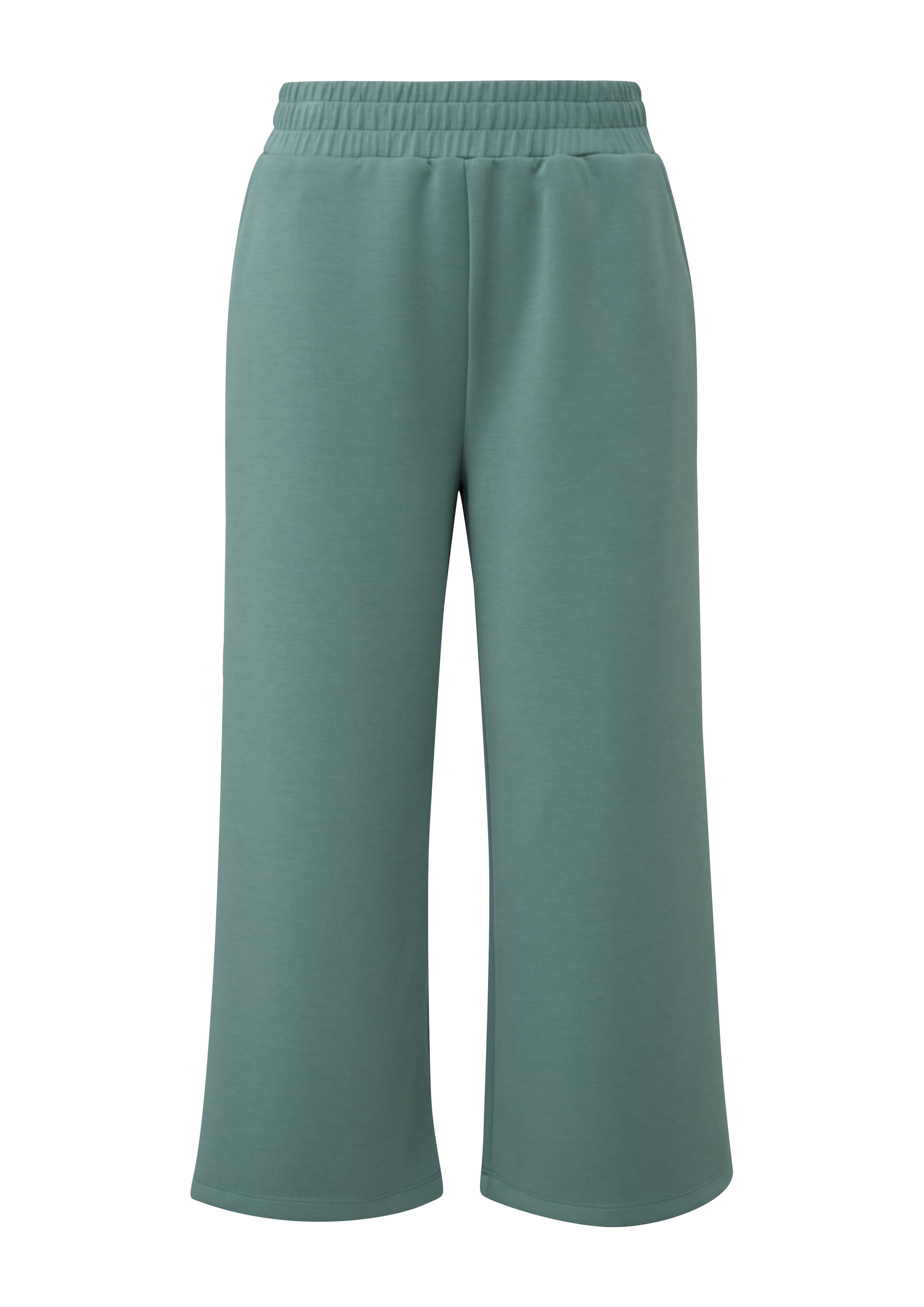 Wide Leg Pantalon s.Oliver en vert : devant