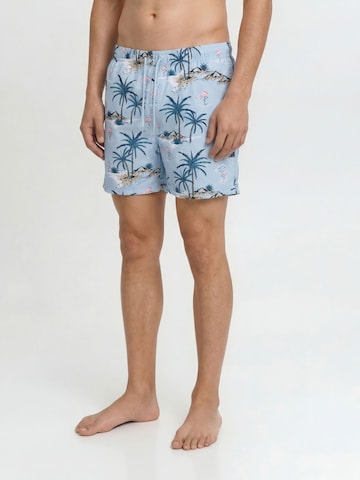 JACK & JONES Badeshorts 'JPSTMaui' in Blau: Vorderseite