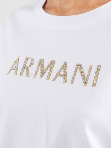 ARMANI EXCHANGE Koszulka w kolorze biały