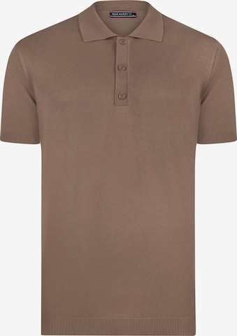 T-Shirt Felix Hardy en marron : devant