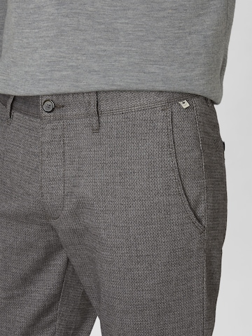 REDPOINT Slimfit Chinohose in Grau