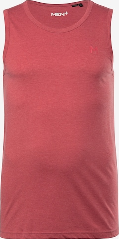 Men Plus Tank Top in Pink: Vorderseite