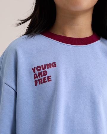 Sweat-shirt WE Fashion en bleu