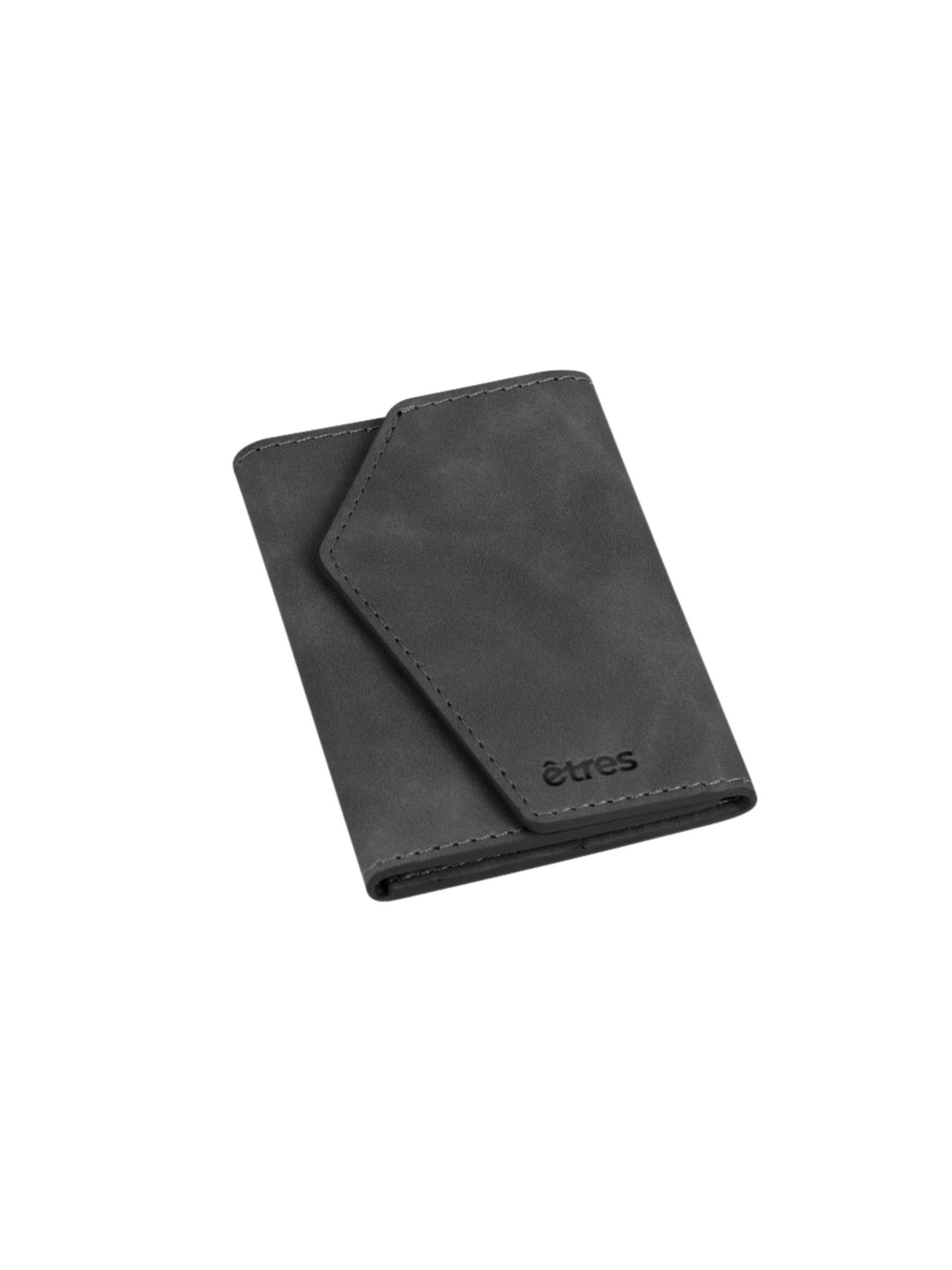 Techmade Wallet 'Etres Smart Wallet - Icon • Easy' in Black: front