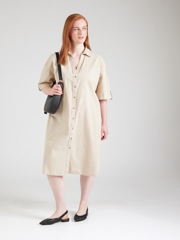 Robe-chemise ONLY Carmakoma en gris