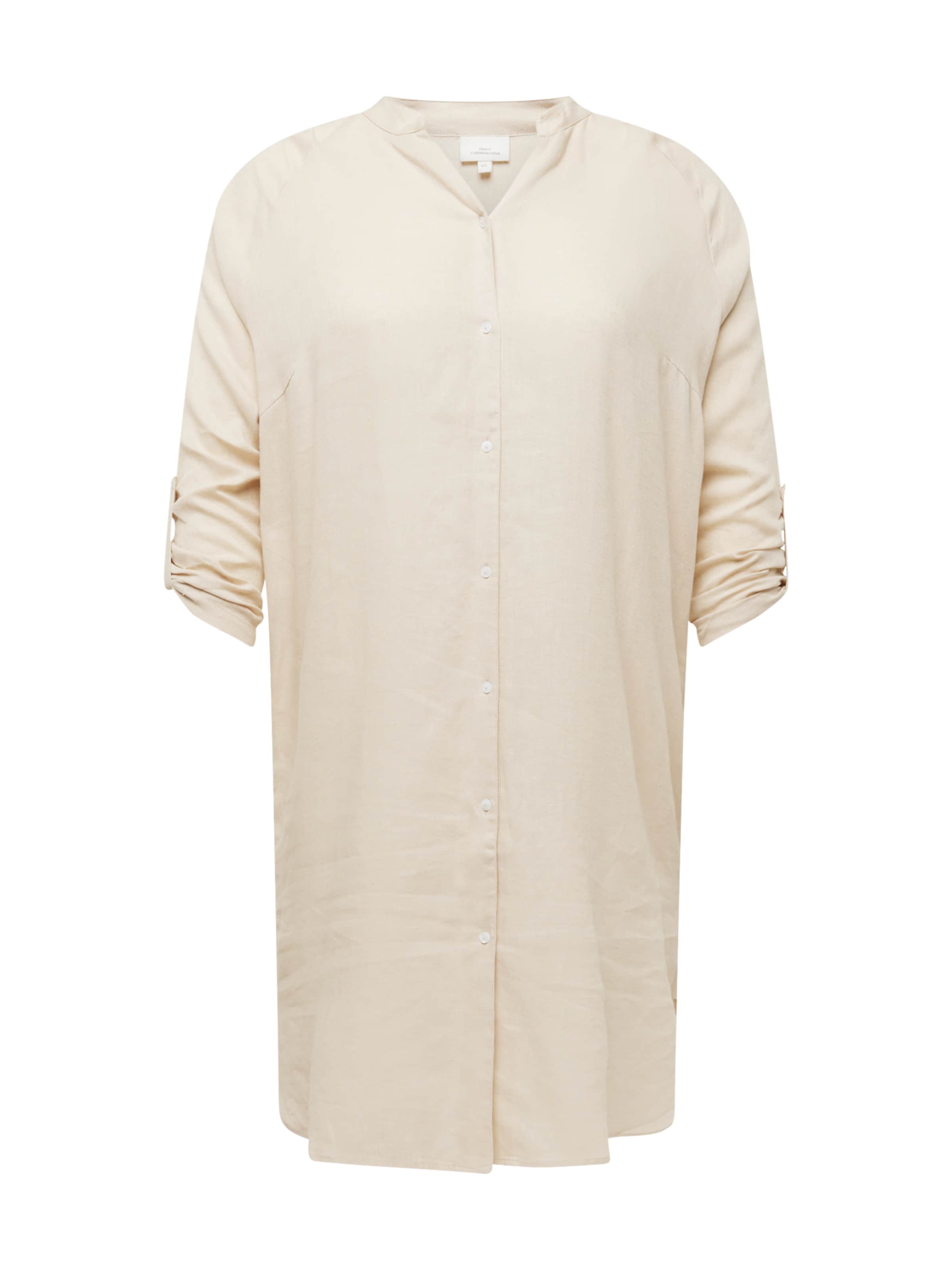 ONLY Carmakoma Vestido camisero 'TOKYO' en blanco lana, Vista del producto