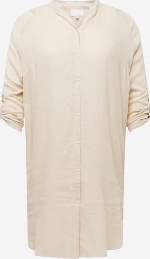 ONLY Carmakoma Robe-chemise 'TOKYO' en blanc cassé, Vue avec produit
