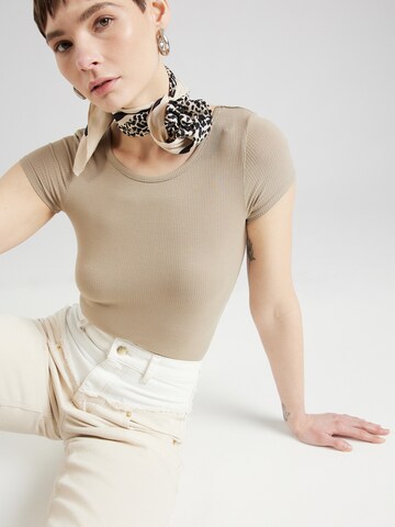 AÉROPOSTALE Shirt body in Beige