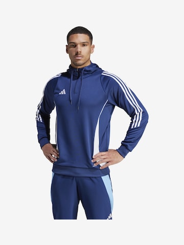 ADIDAS PERFORMANCE Sportsweatshirt 'Tiro 24' in Blau: Vorderseite