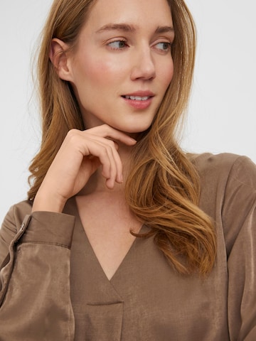 VERO MODA Blouse 'Bonnie' in Brown