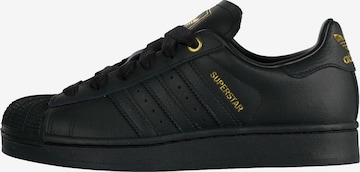 juoda ADIDAS ORIGINALS Sportbačiai 'SUPERSTAR II': priekis