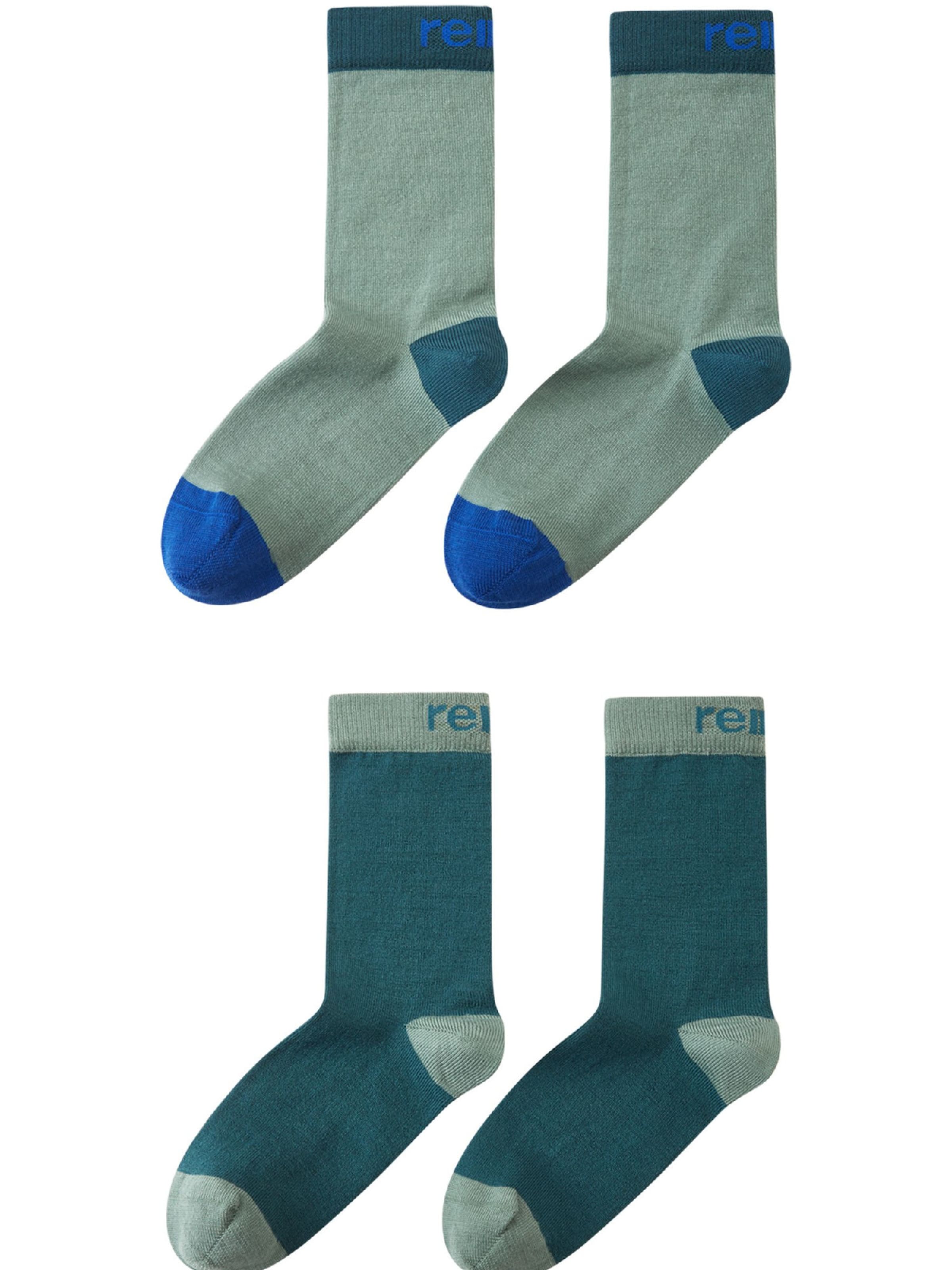 Chaussettes de sport 'Parit' Reima en vert : devant