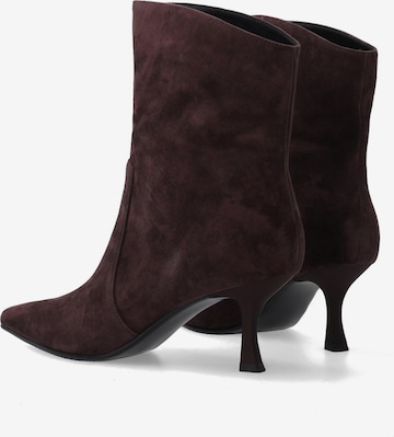 VENEZIA Boots 'Braune Wildleder Damenstiefel mit Stiletto-Absatz 41' in Braun: Vorderseite