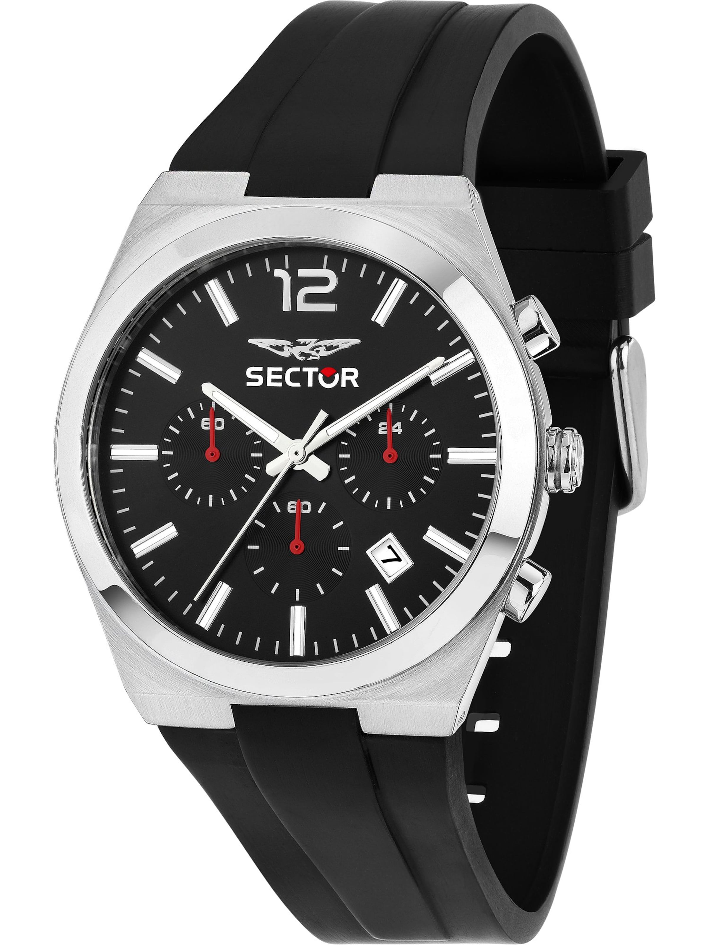 SECTOR Analog watch in Silver: front