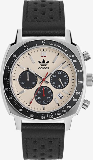 ADIDAS ORIGINALS Analoog horloge 'MASTER' in de kleur Crème / Rood / Zwart / Zilver, Productweergave