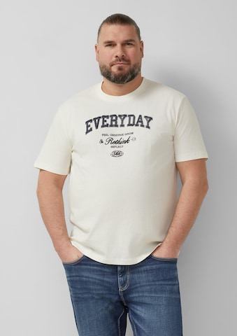 s.Oliver Shirt in Beige: voorkant