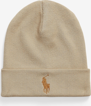Bonnet Polo Ralph Lauren en marron : devant