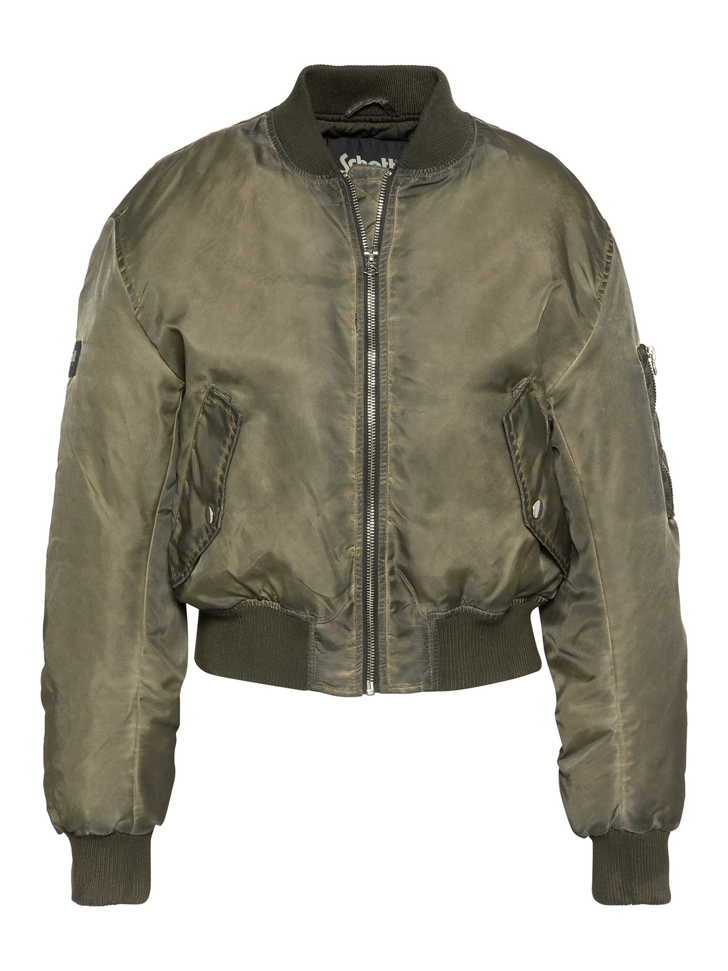Schott NYC Between-Seasons Coat in XS in Green, Item view