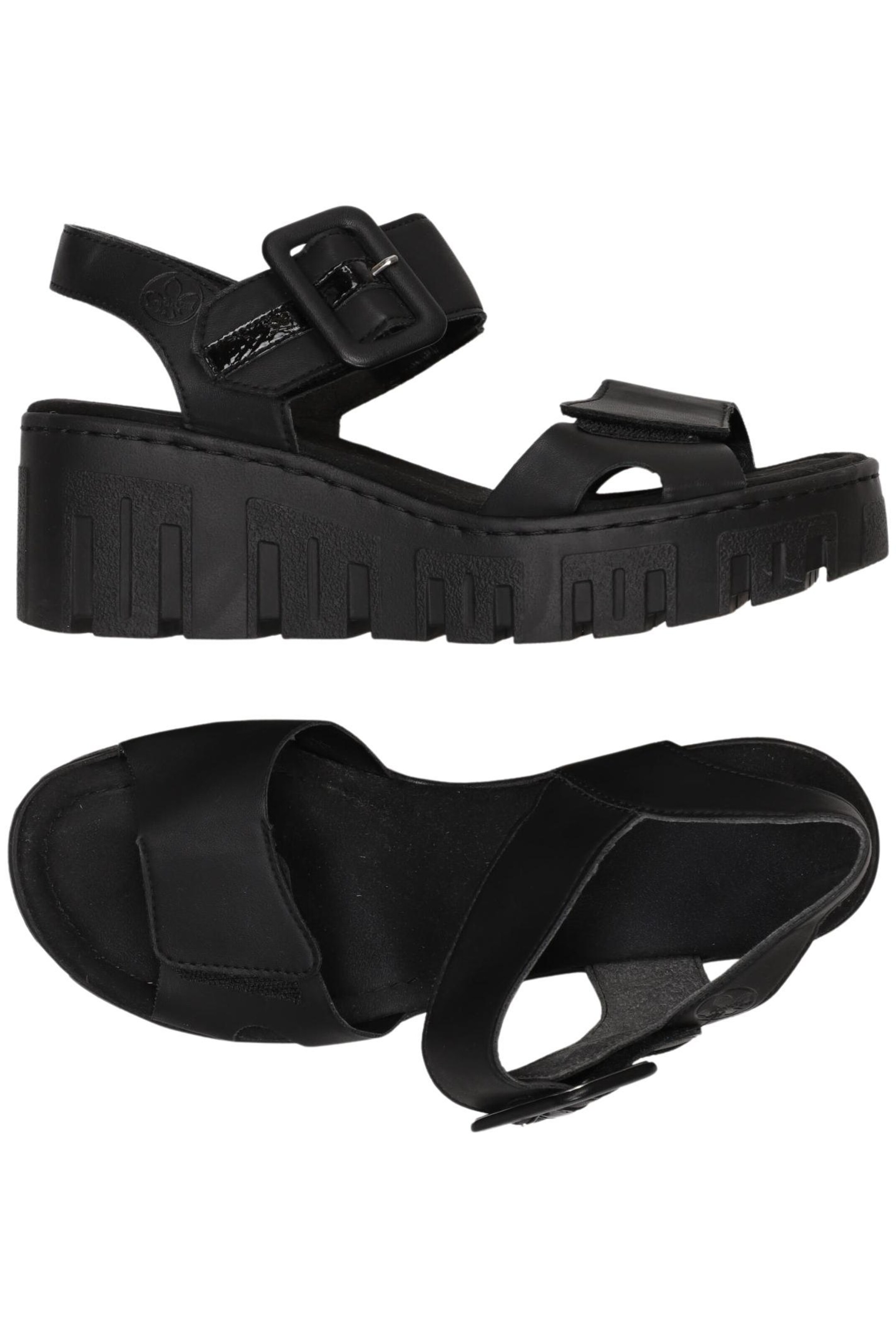Rieker Sandals & High-Heeled Sandals in 39 in Black: front