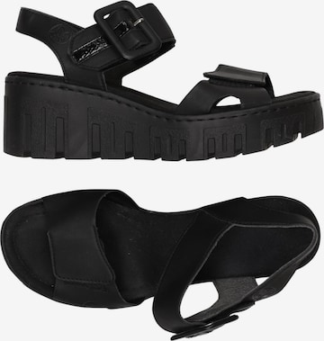 Rieker Sandalen 39 in Schwarz: Vorderseite