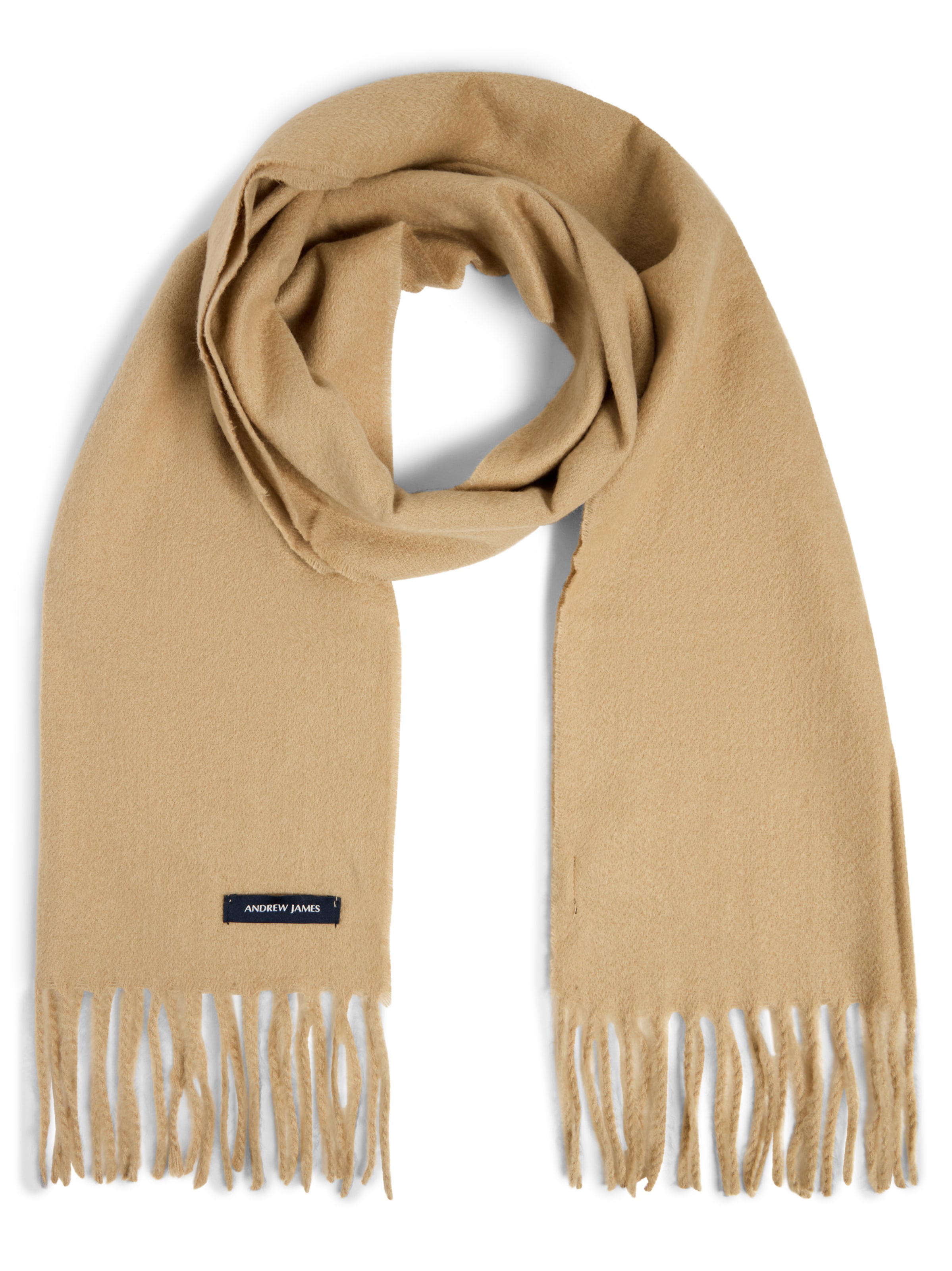 Andrew James Schal in Beige: Vorderseite