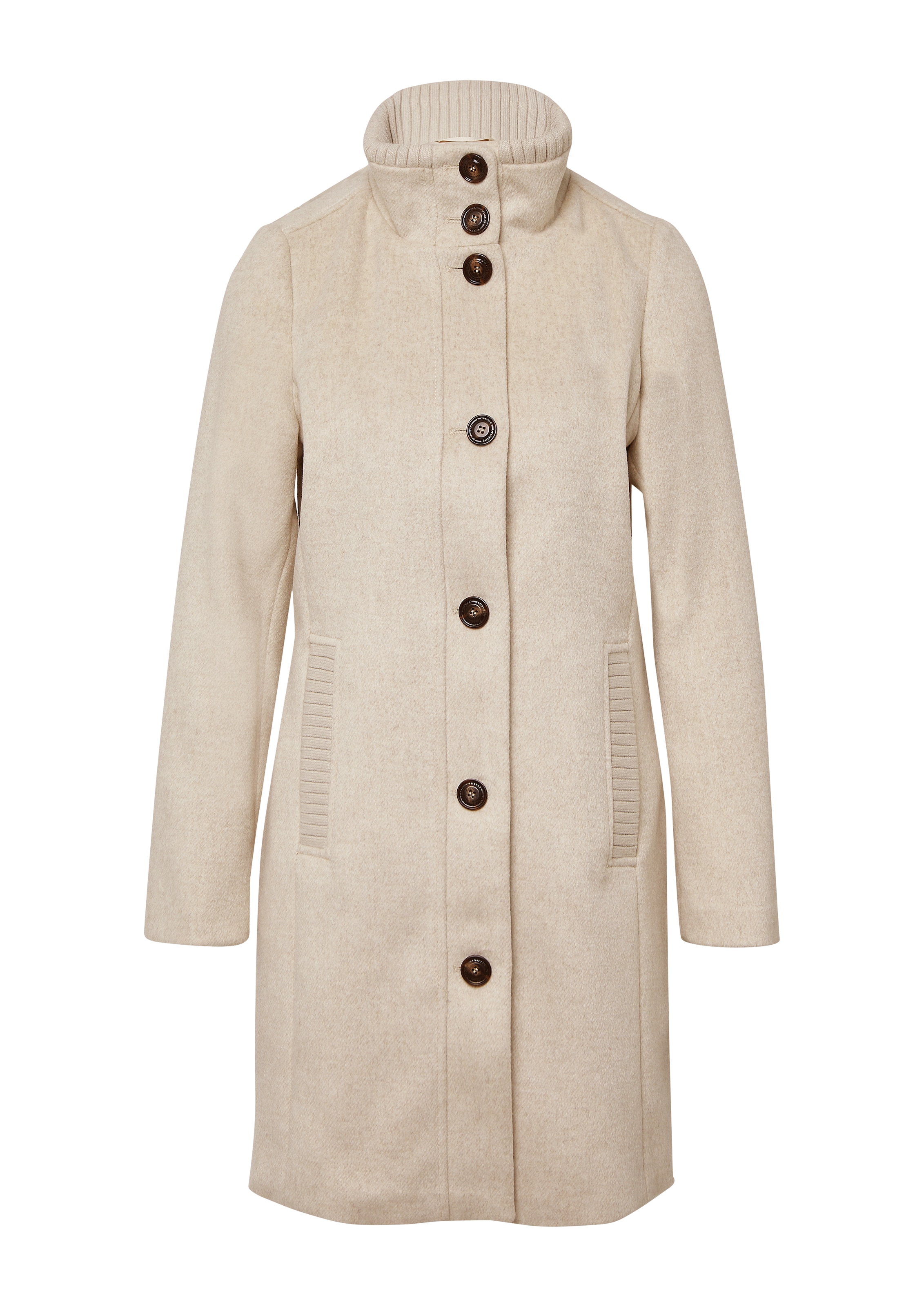 s.Oliver Tussenmantel in Beige: voorkant