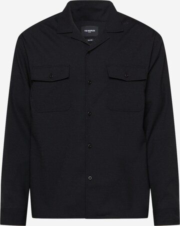 The Kooples Regular fit Риза в черно: отпред