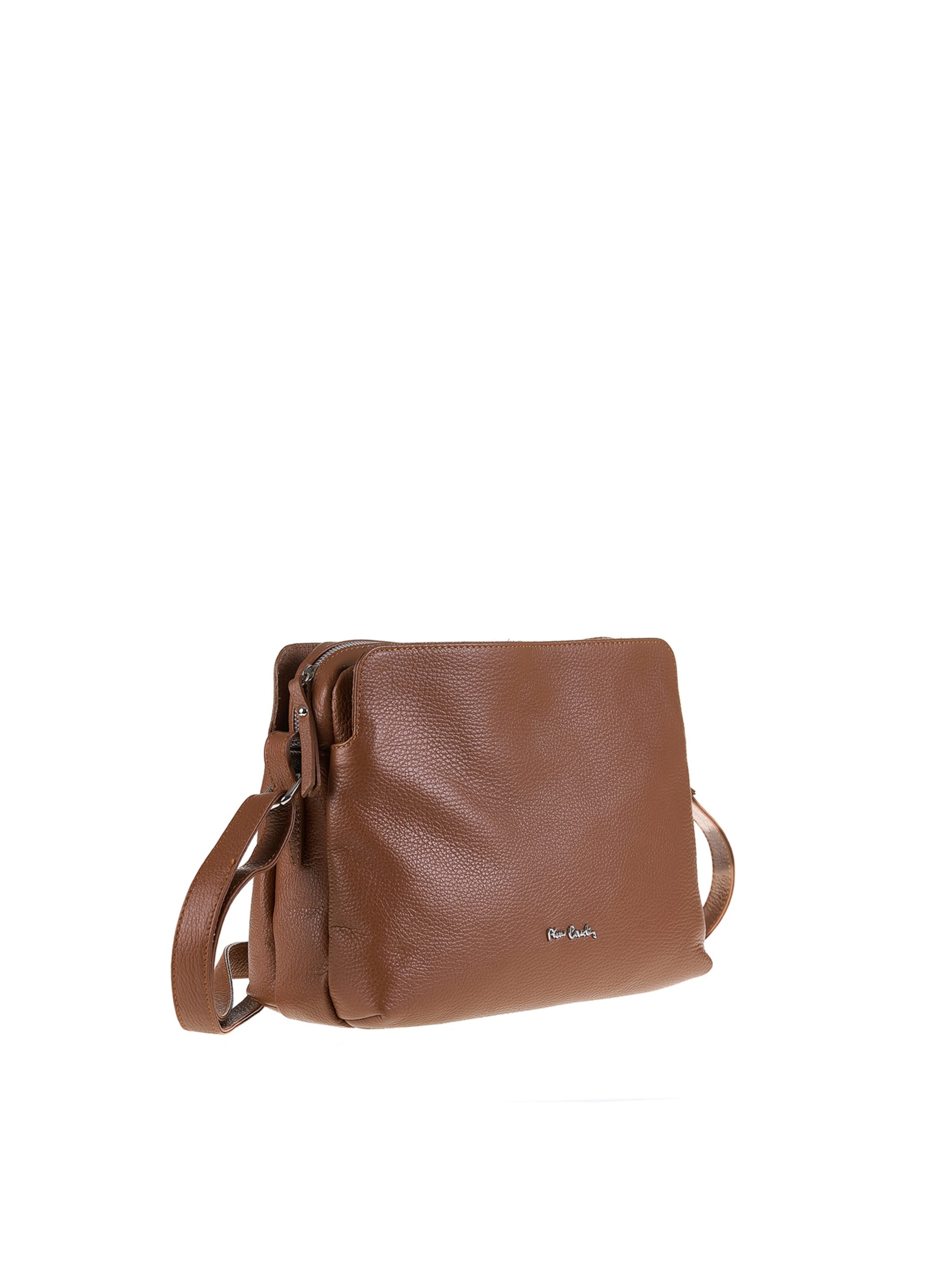 Borsa a tracolla 'Aralia Lux' di PIERRE CARDIN in marrone: frontale