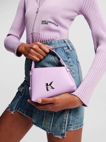 KARL LAGERFELD JEANS Чанта с презрамки в лилав