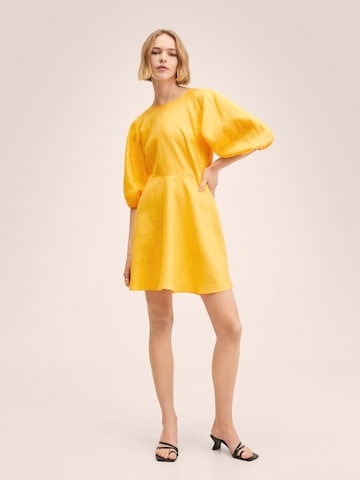 Robe 'Filipa' MANGO en jaune