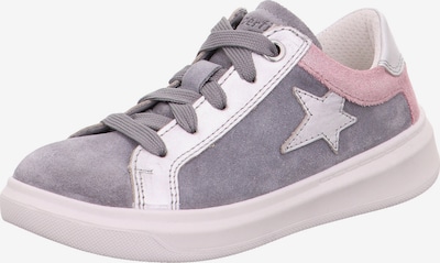SUPERFIT Sneakers 'Cosmo' in Dark grey / Light pink / Silver, Item view