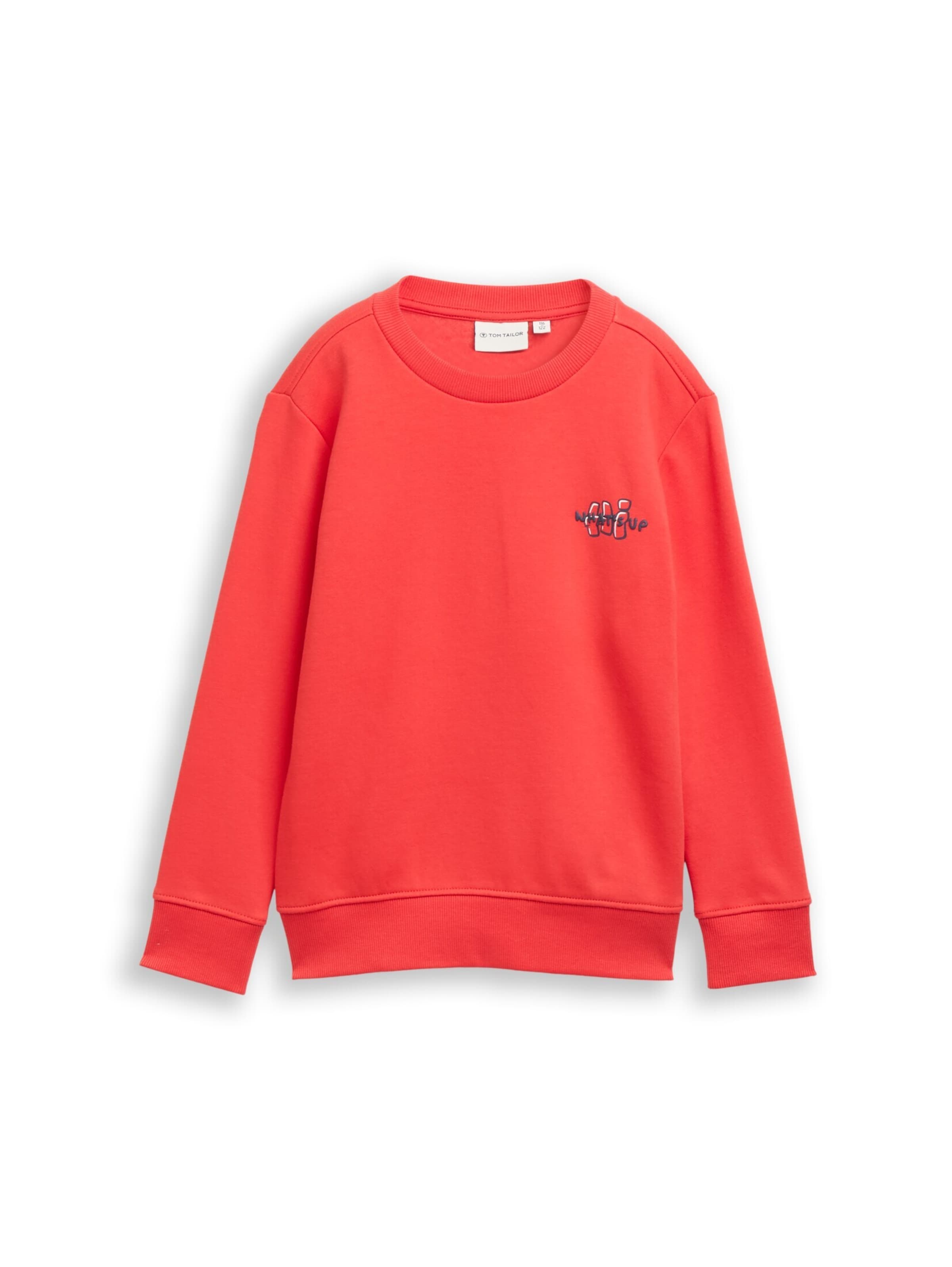 TOM TAILOR Sweatshirt in de kleur Rood, Productweergave