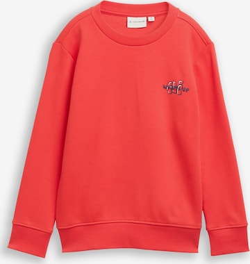 TOM TAILOR Sweatshirt in Red: front