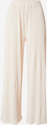 Soft Rebels Wide Leg Housut 'Asiatic' värissä beige: edessä