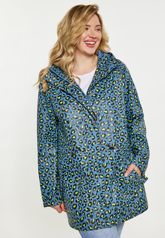 Schmuddelwedda Between-Season Jacket in Blue: front