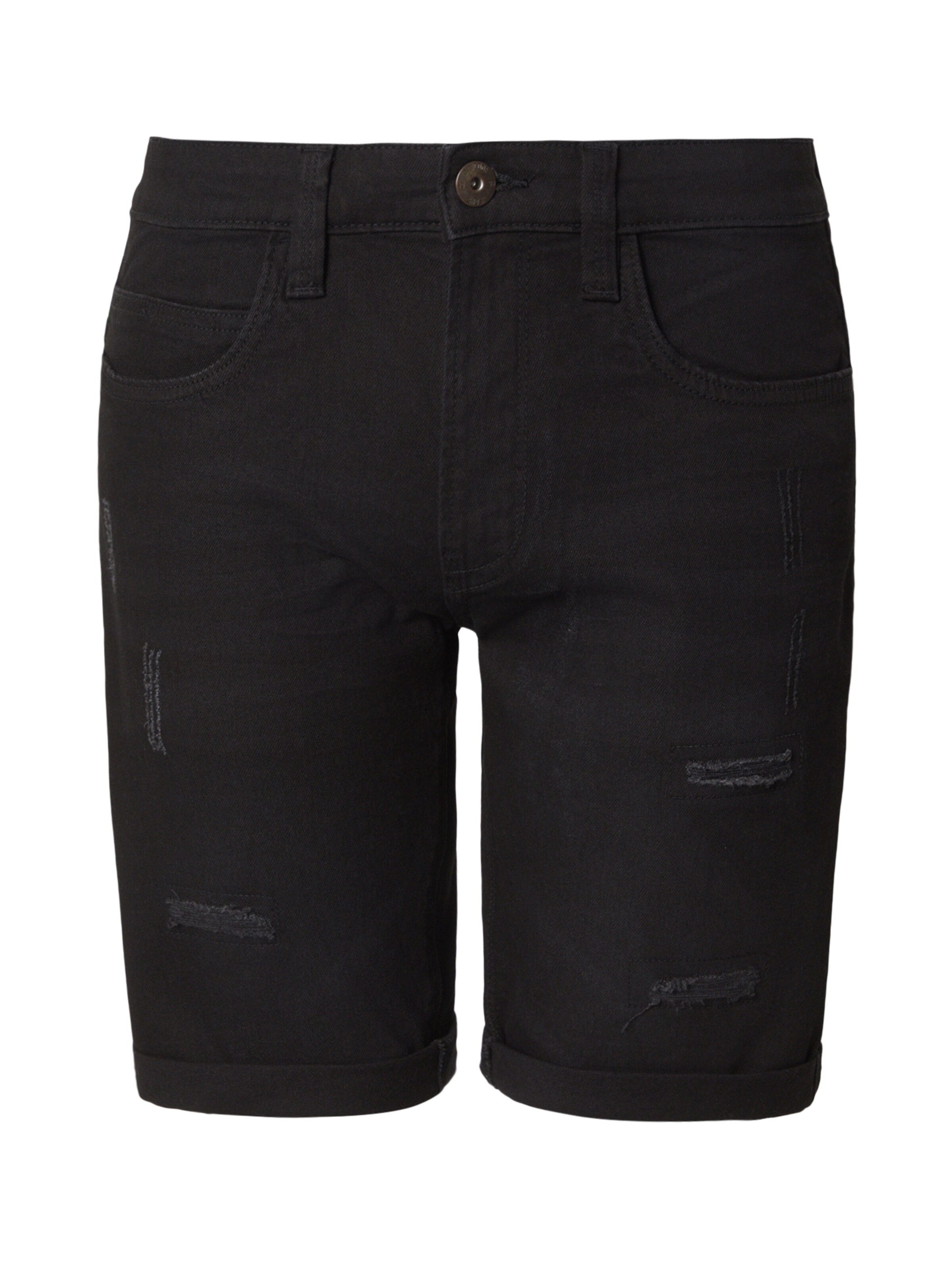 INDICODE JEANS Kavbojke 'Kaden Holes' | črna barva, Prikaz izdelka