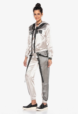 CIPO & BAXX Regular Pants in Silver