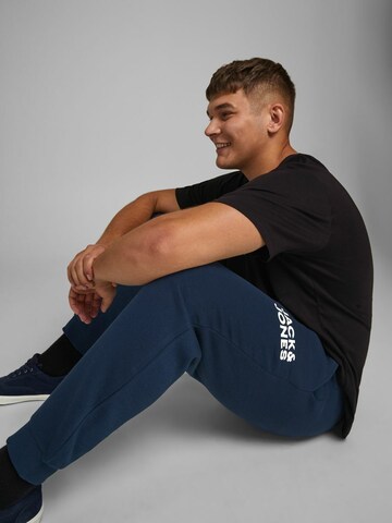 Jack & Jones Plus Дънки Tapered Leg Панталон 'Gordon' в синьо