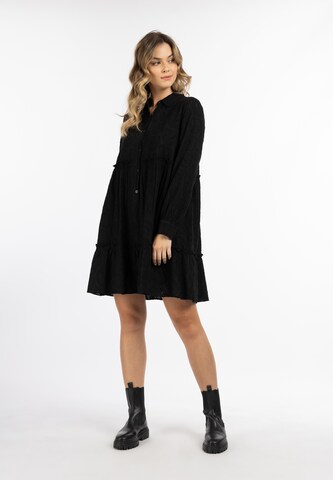 DreiMaster Vintage - Vestido camisero en negro