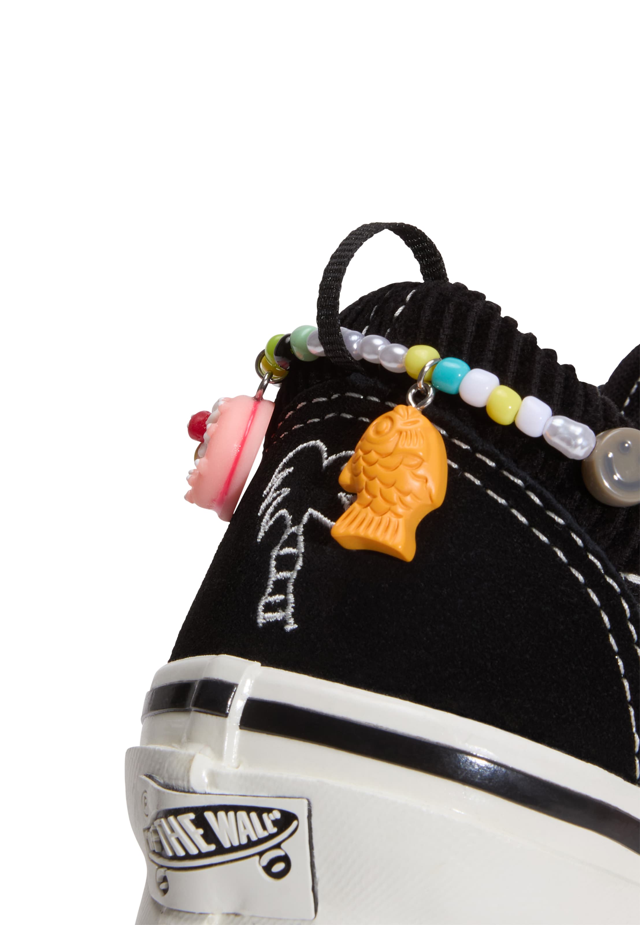 Baskets basses 'Old Skool Charms' VANS en noir