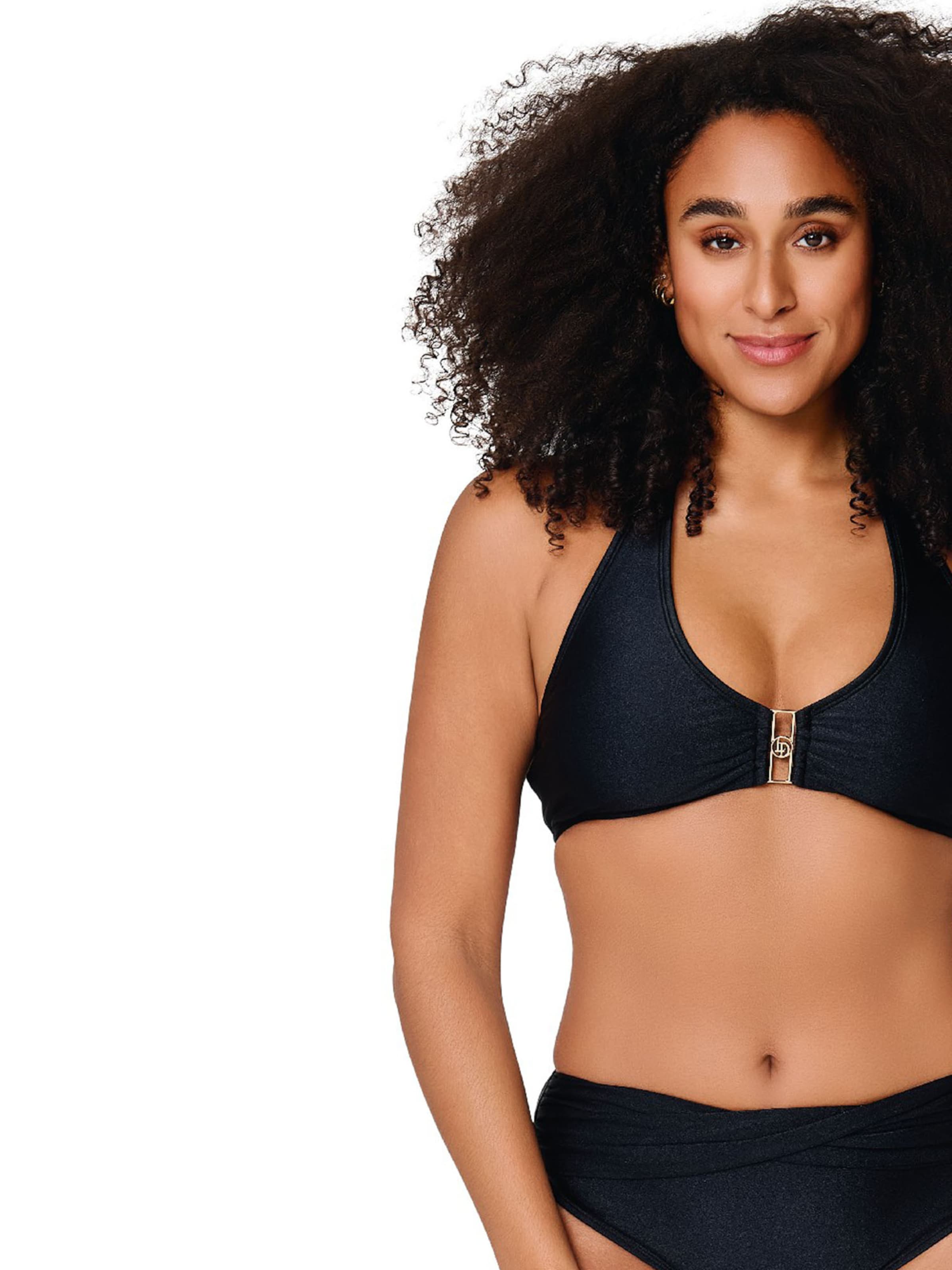 Triunghi Costum de baie două piese de la LingaDore pe negru