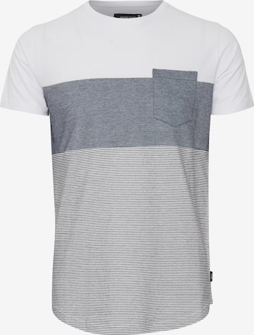 T-Shirt INDICODE JEANS en blanc : devant