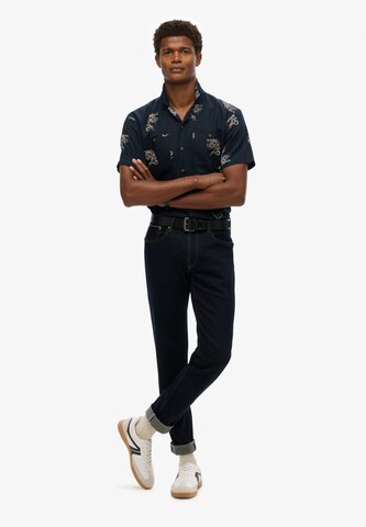 Coupe regular Chemise Superdry en bleu