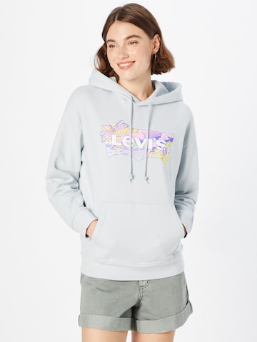 LEVI'S ® Sweatshirt 'Graphic Standard Hoodie' in Blue: front